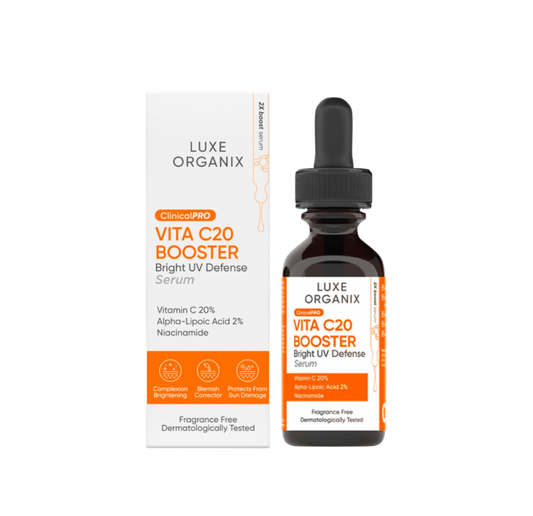 Luxe Organix Vita C20 Booster Bright UV Defense Serum (30ml)