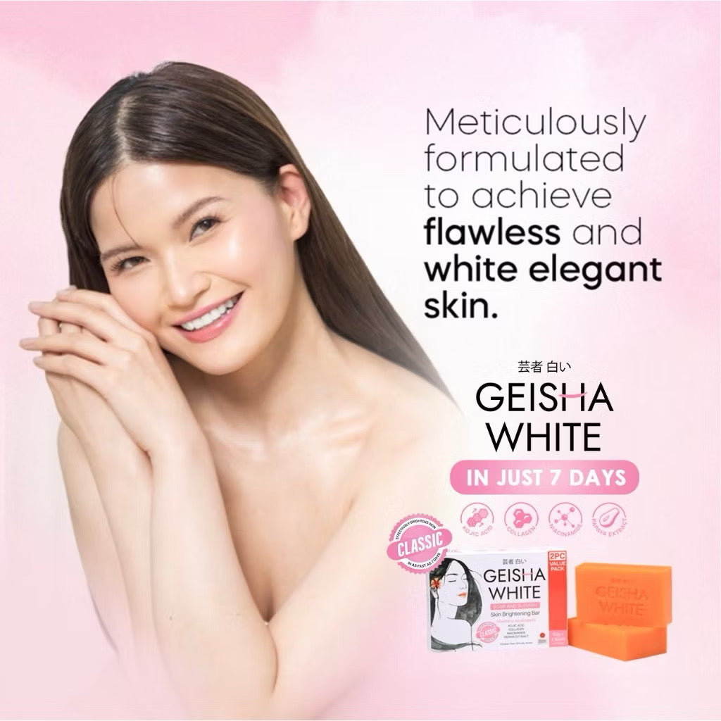 Geisha Classic Scar & Blemish Skin Lightening Bar (65gmx2)
