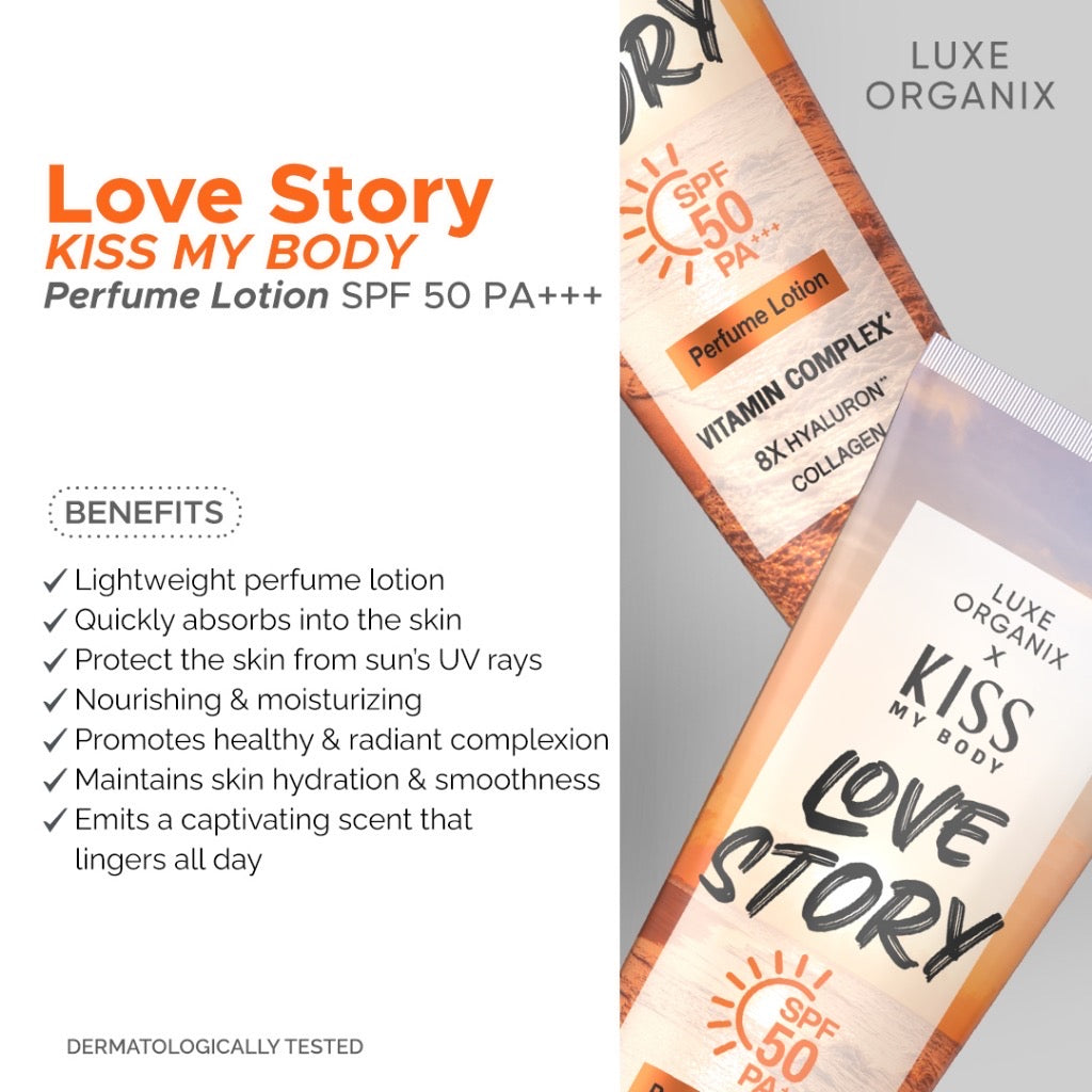 Luxe Organix Kiss My Body Perfume Lotion (200ml)