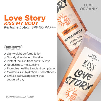 Luxe Organix Kiss My Body Perfume Lotion (200ml)