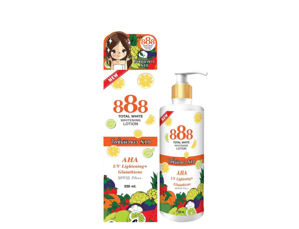 888 Total White Whitening Lotion (250ml)