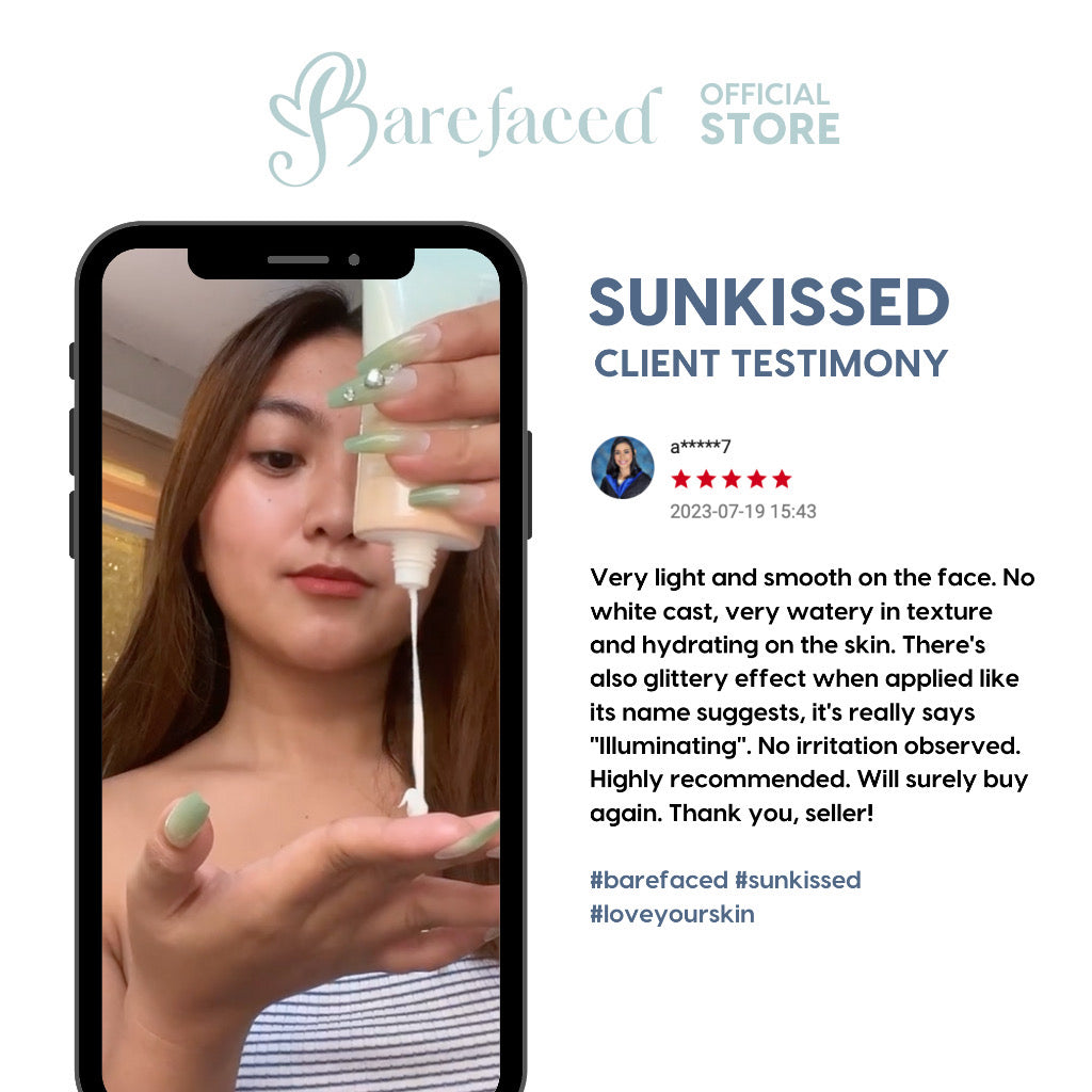 Barefaced Sunkissed Illuminating Sunscreen SPF50 PA+++ (50gm)