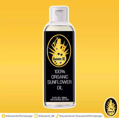 Queen K 100% Organic Sunflower Oil (100ml)