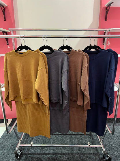 Elisse Knitted Coordinates (Free Size up to 8/10)