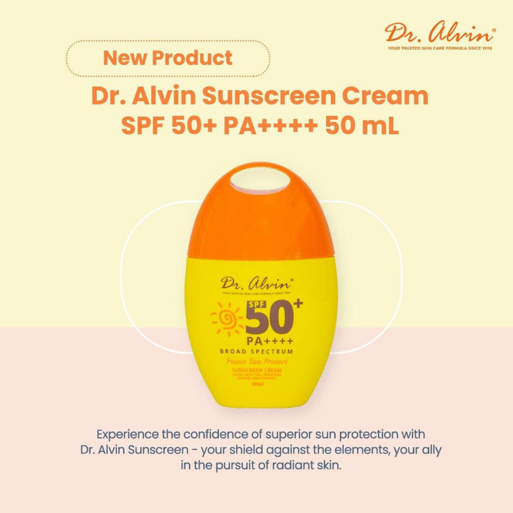 Dr. Alvin Broad Spectrum Sunscreen Cream SPF50+++