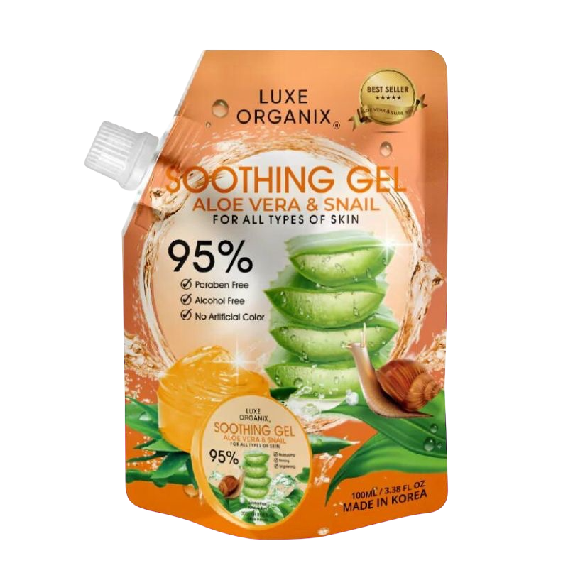 Luxe Organix Aloe & Snail Soothing Gel (100ml)