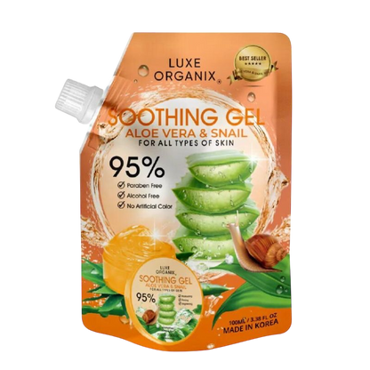 Luxe Organix Aloe & Snail Soothing Gel (100ml)