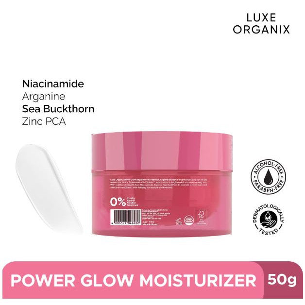 Luxe Organix Power Glow Bright Revive Vitamin C Drip Moisturizer (50gms)