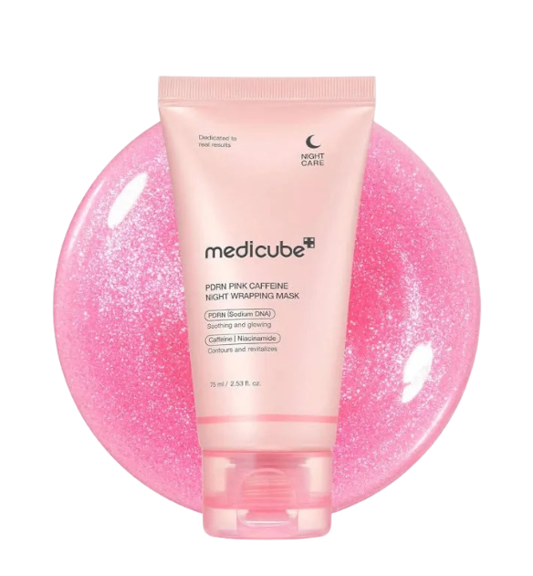 Medicube PDRN Pink Caffeine Night Wrapping Mask (75ml)