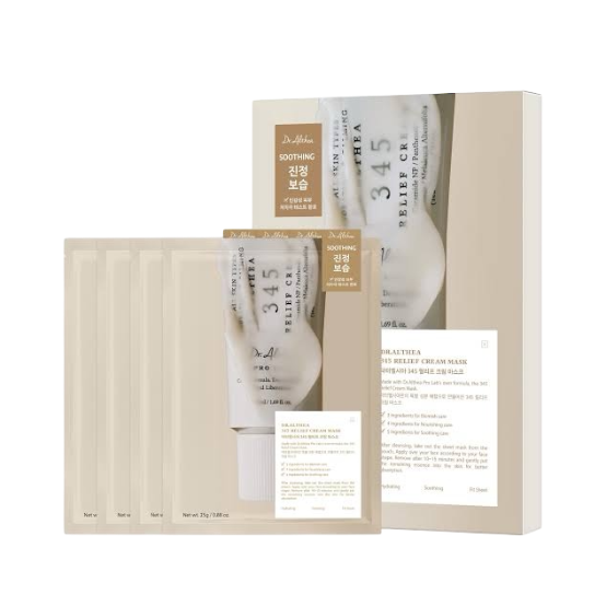 Dr. Althea 345 Relief Cream Mask (Pack of 4pcs)