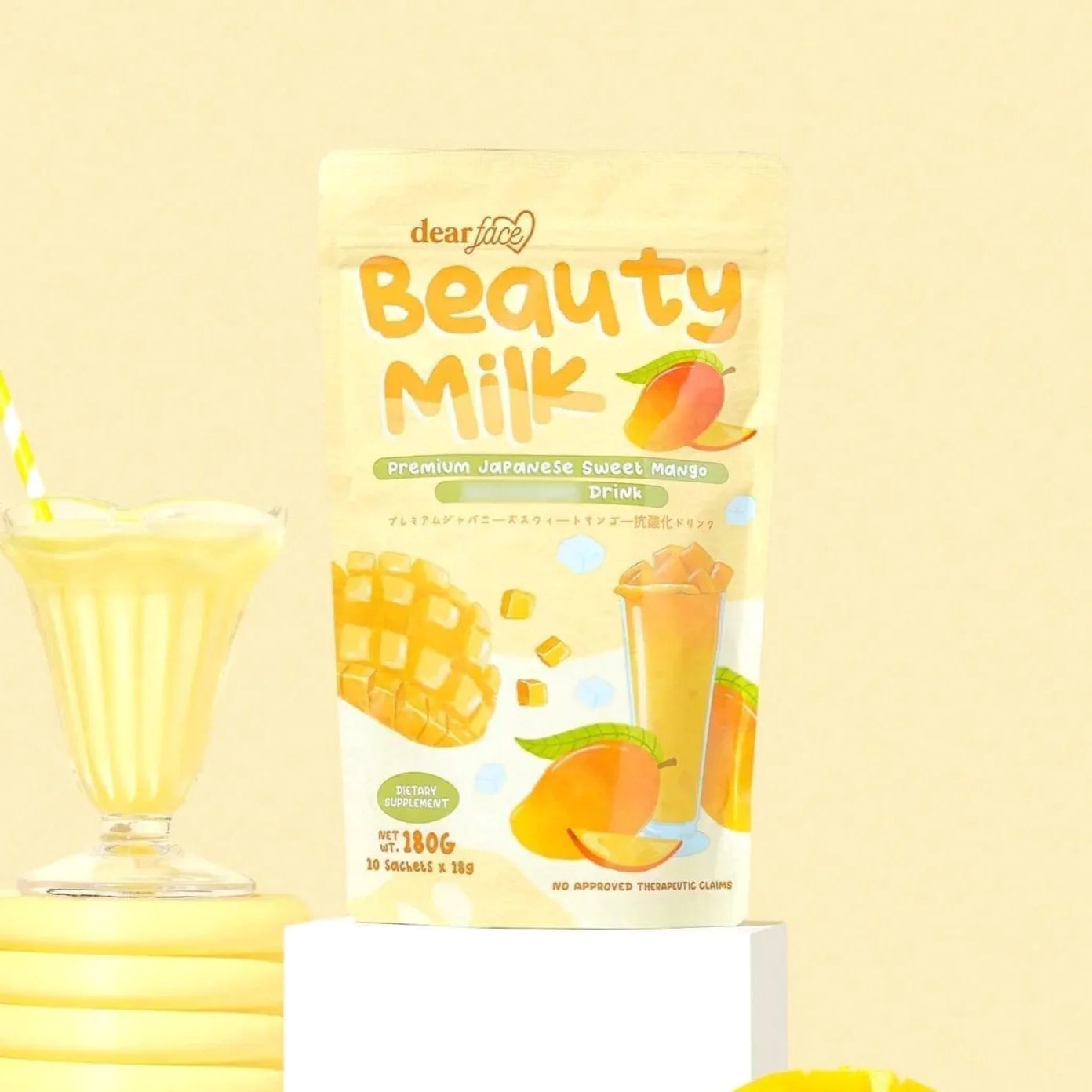 Dear Face Beauty Milk Premium Japanese Mango Anti Oxidant Drink