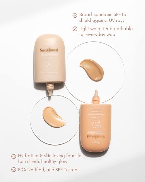 Barefaced Sunkissed Tinted Sunscreen Light SPF50 PA++++ (50ml)