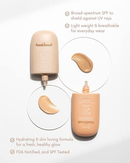 Barefaced Sunkissed Tinted Sunscreen Light SPF50 PA++++ (50ml)