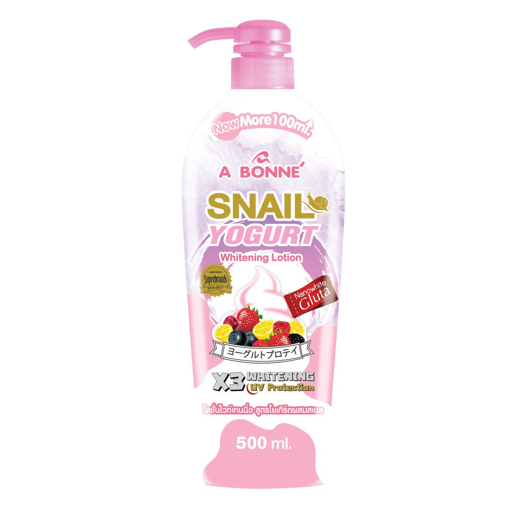 A Bonne Snail Yogurt Whitening Lotion (500ml)