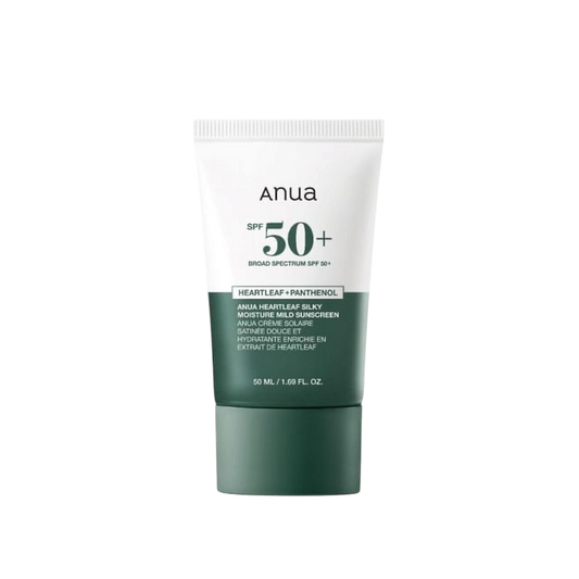 ANUA Heartleaf Silky Moisture Sun Cream SPF50 (50ml)