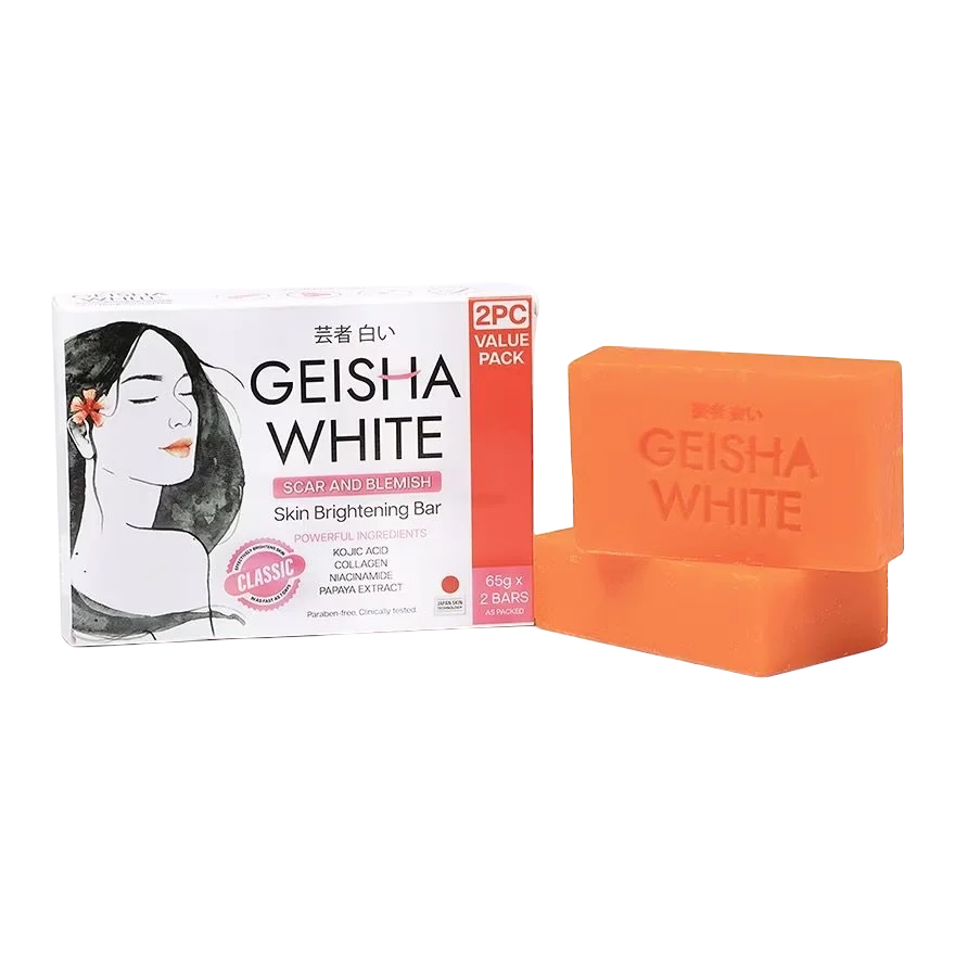 Geisha Classic Scar & Blemish Skin Lightening Bar (65gmx2)