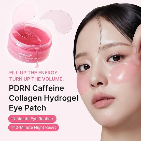 Medicube PDRN Pink Caffeine Collagen Eye Patch (60patches)