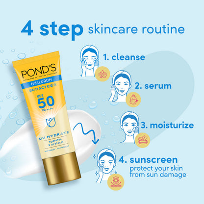 POND’S Hyaluron Sunscreen SPF 50 PA++++ (50gm)