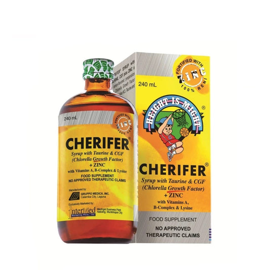 CHERIFER Syrup with Taurine & CGF + Zinc (240ml)