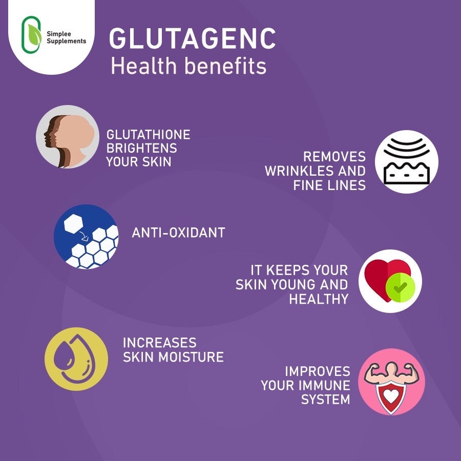 Simplee Supplements GlutaGenC 500mg (60caps)