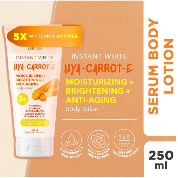 FRESH skinlab Instant White Hya-Carrot-E Moisturizing+Brightening+Anti-Aging Body Lotion (250ml)