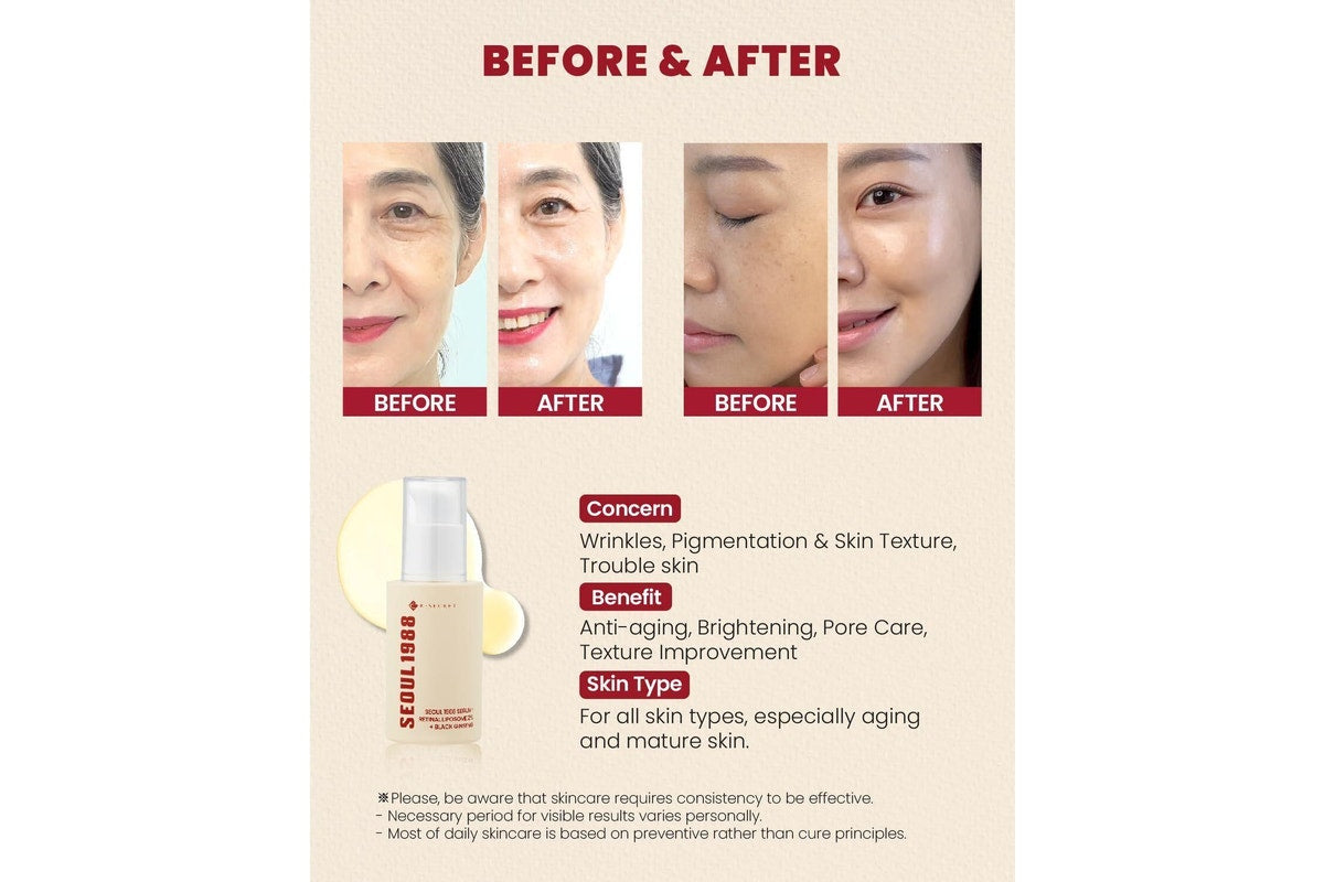 K-SECRET Seoul 1988 Serum: Retinal Liposome 2% + Black Ginseng (30ml)
