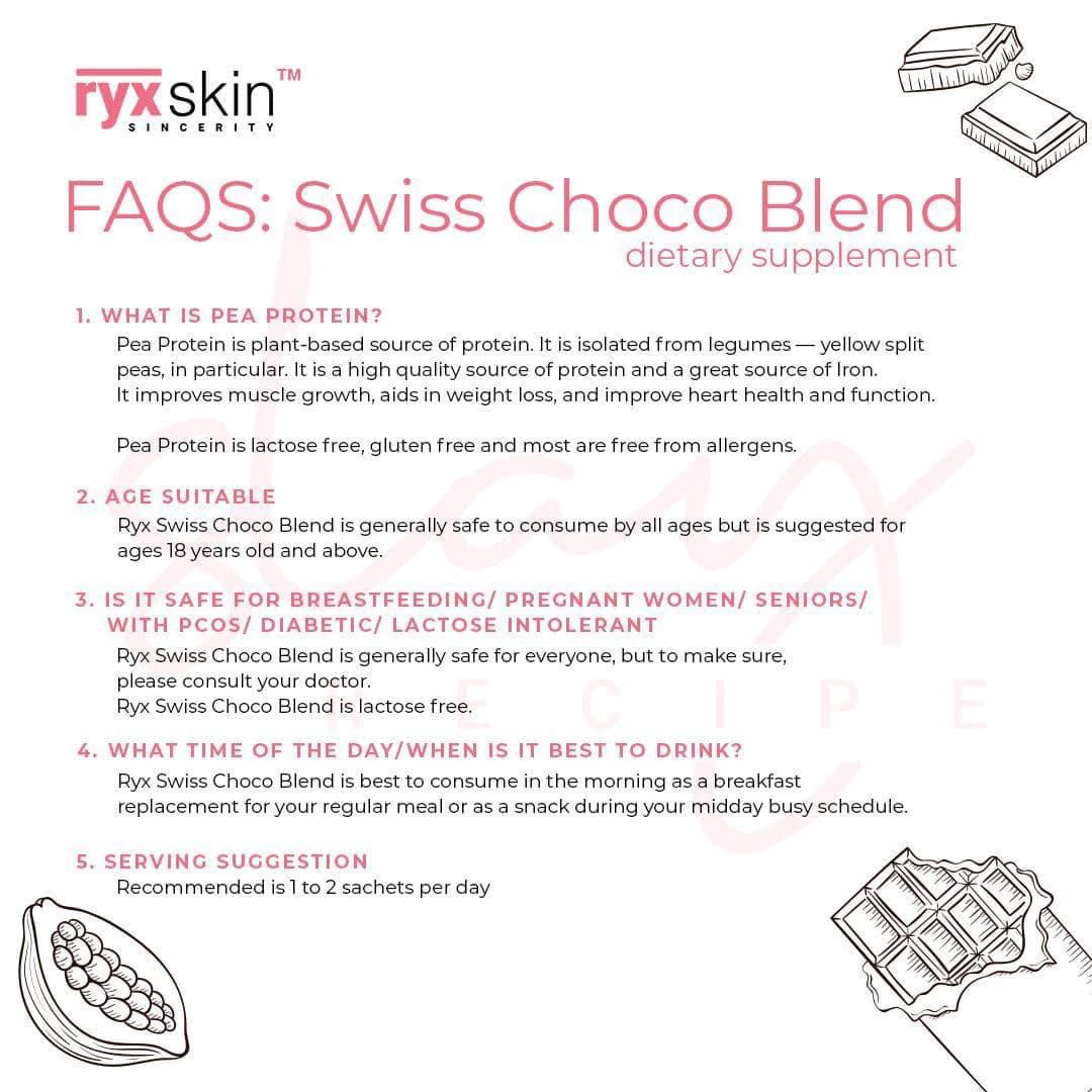 Ryx Skin Swiss Choco Blend (10sachets)