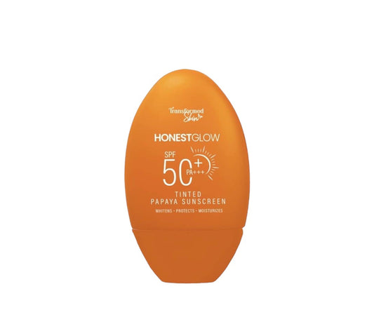 Honest Glow Tinted Papaya Sunscreen SPF50+ PA+++