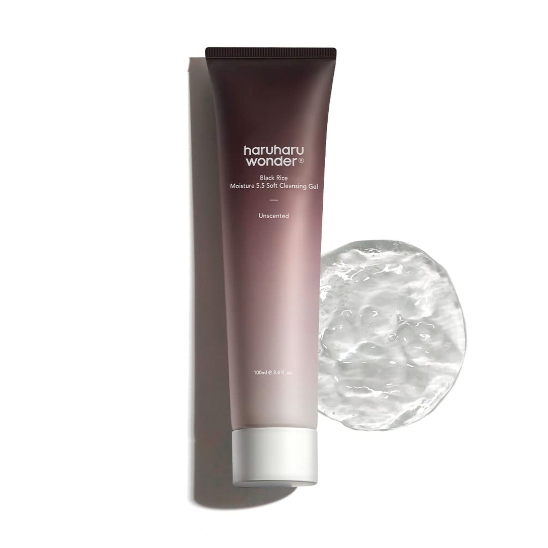 HaruHaru Wonder Black Rice Moisture 5.5 Soft Cleansing Gel (Unscented 100ml)