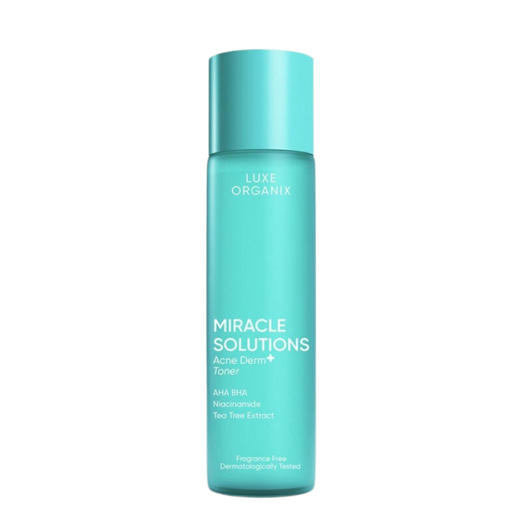 Luxe Organix Miracle Solutions AHA/BHA Acne Derm Toner (150ml)