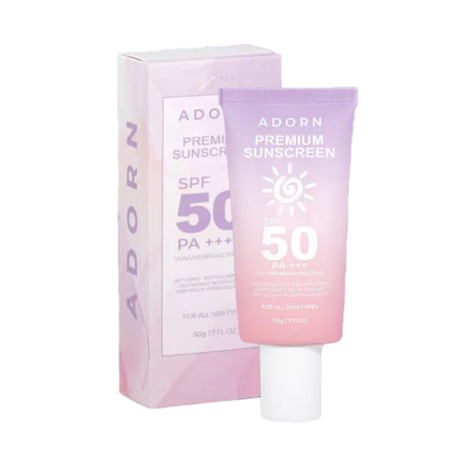 Adorn by Calmskin Premium Sunscreen SPF50 PA++++ (50gm)