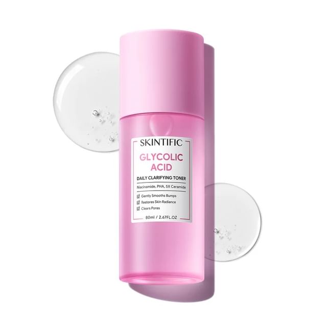 Skintific Glycolic Acid Daily Clarifying Toner (80ml)