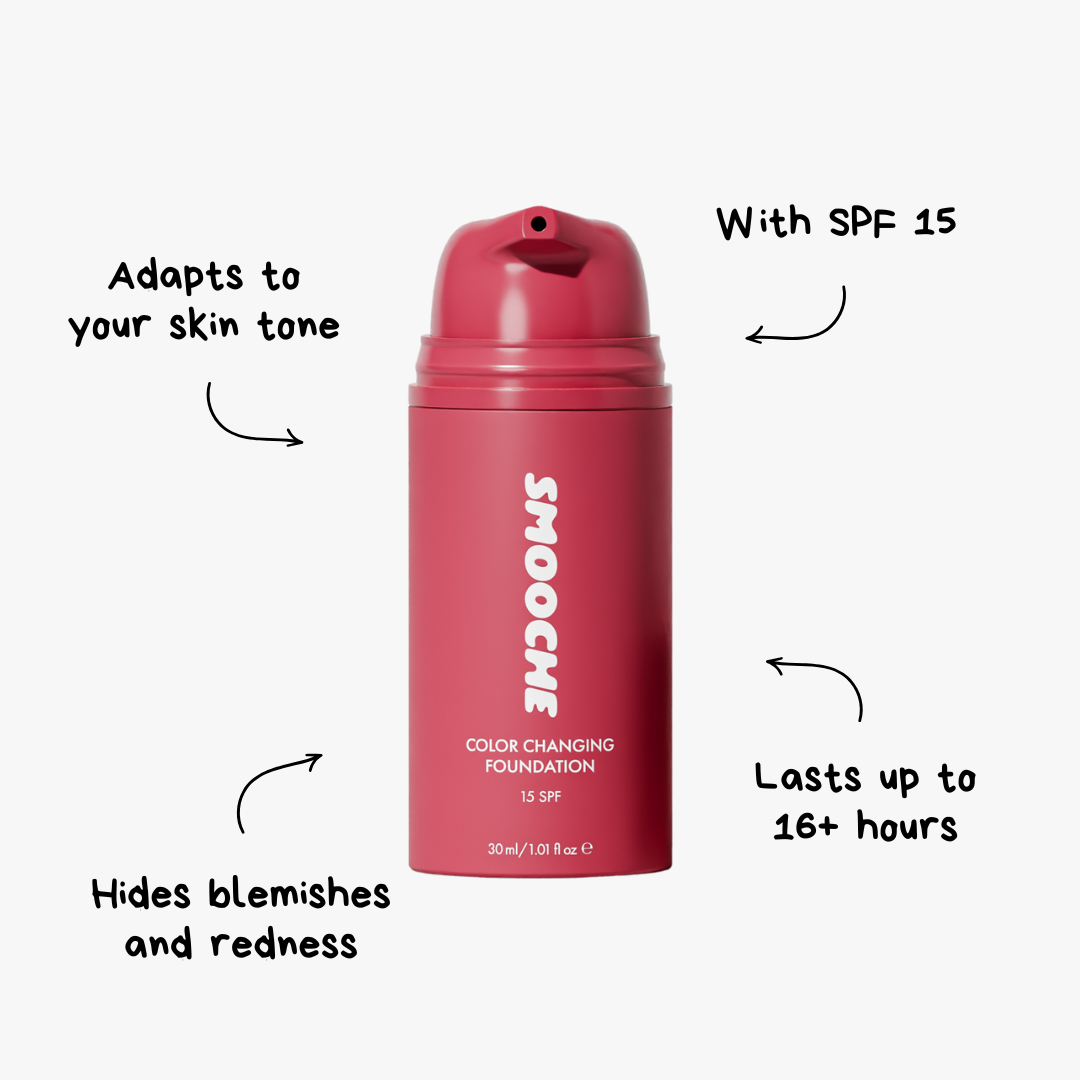 SMOOCHE Color Changing Foundation with SPF15 (PRE-ORDER ONLY)