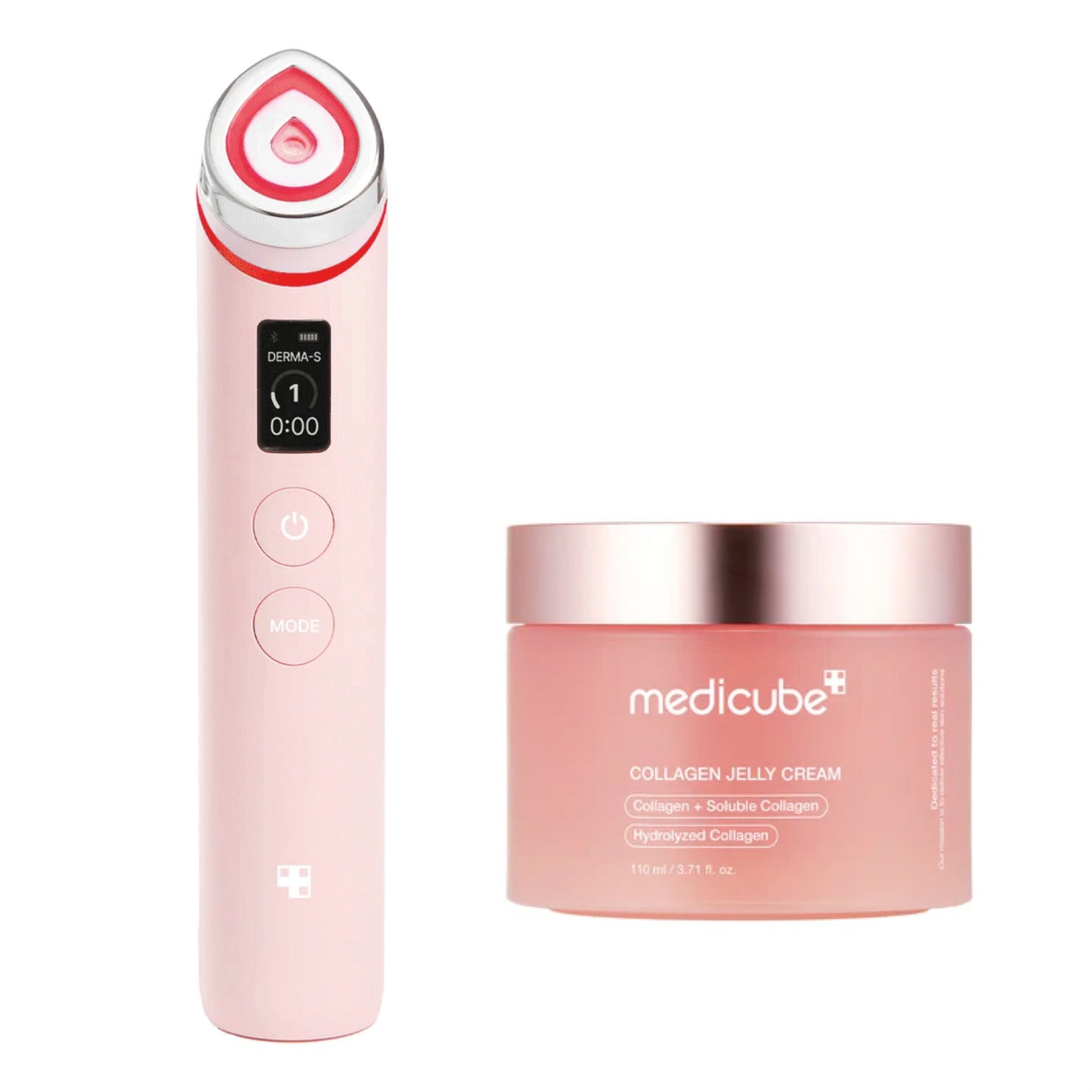 Medicube Age-R Booster Pro Pink Limited Edition + Collagen Jelly Cream Set