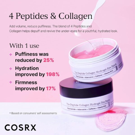 COSRX The Peptide Collagen Hydrogel Eye Patch (60patch)