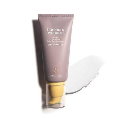 HaruHaru Wonder Black Rice Pure Mineral Daily Relief Sunscreen SPF50+PA++++ (50ml)