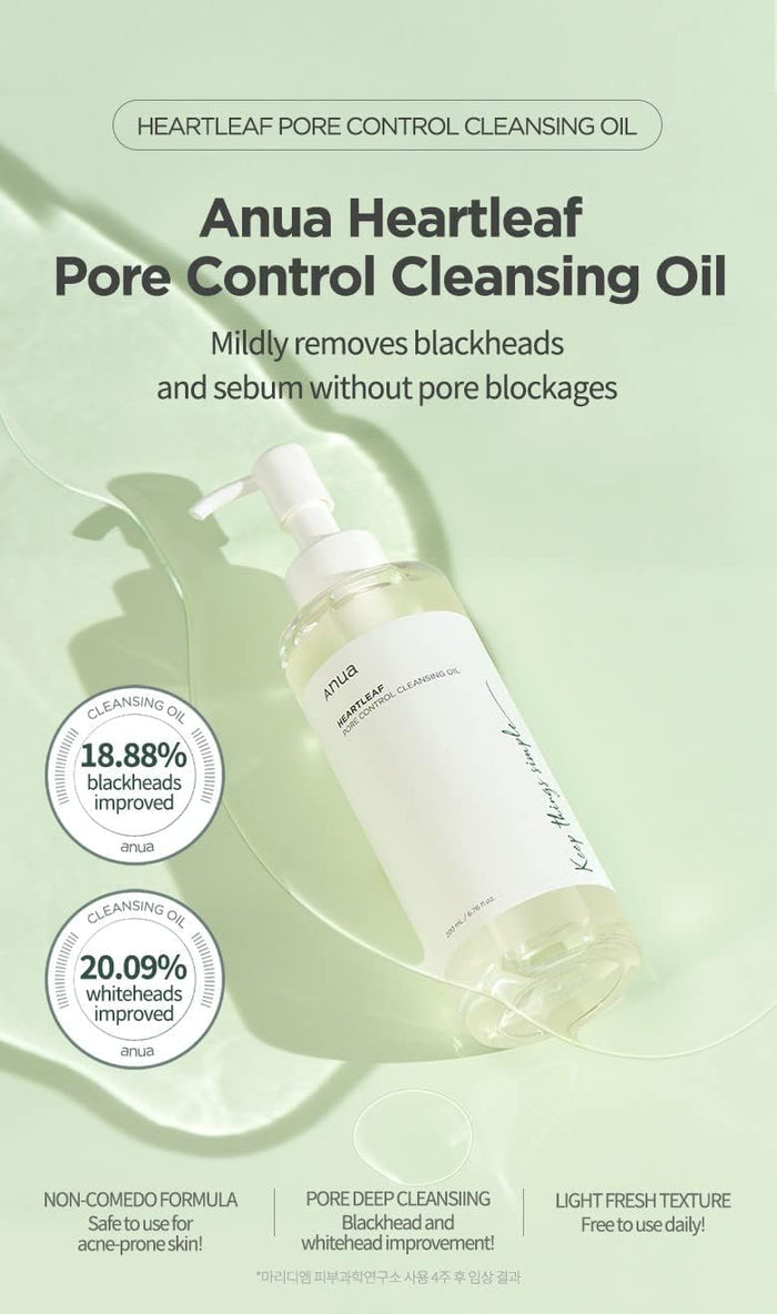 Anua Heartleaf Pore Control Cleansing Oil (200ml)