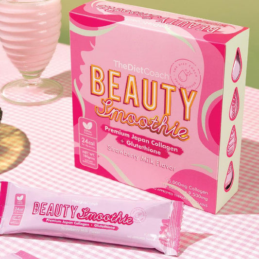 The Diet Coach Beauty Smoothie in Strawberry Milk Flavor