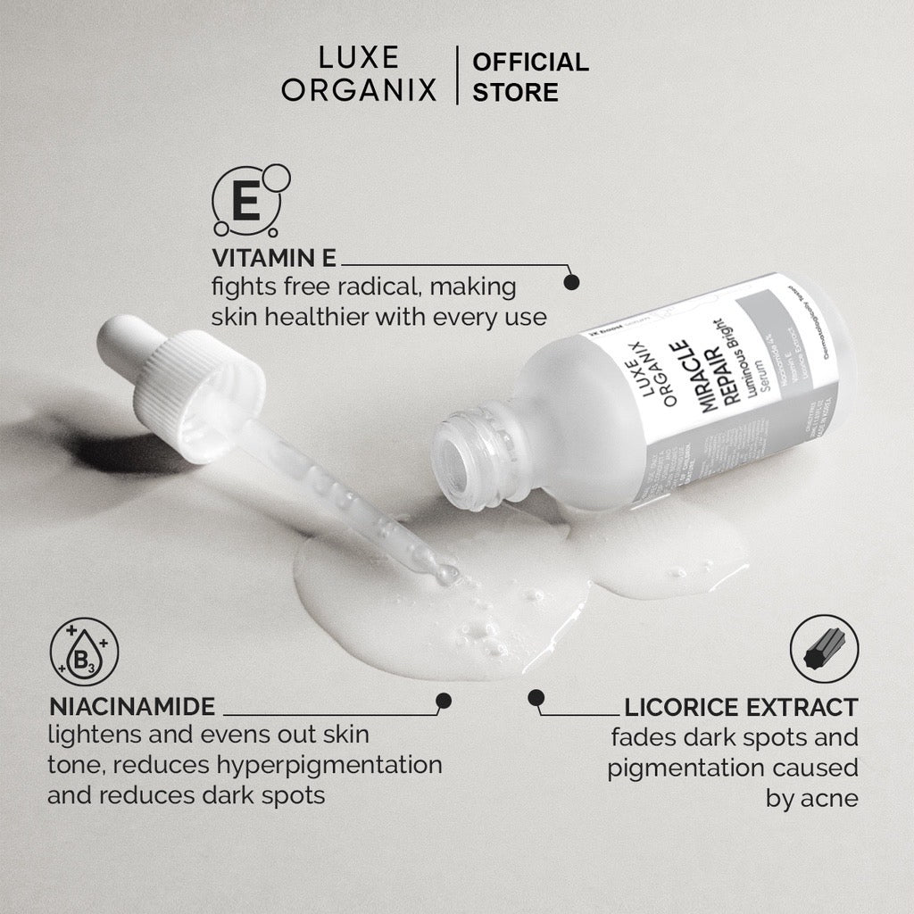 Luxe Organix Miracle Repair Luminous Bright Serum (30ml)