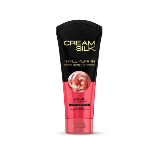 CREAM SILK Triple Keratin Rescue Ultimate Color Revive Ultra Conditioner (150ml)