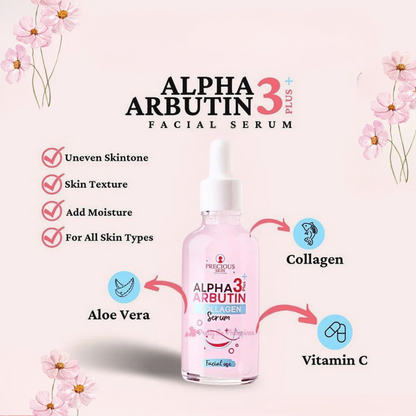 Precious Skin Alpha Arbutin 3Plus Collagen Facial Serum (50ml)