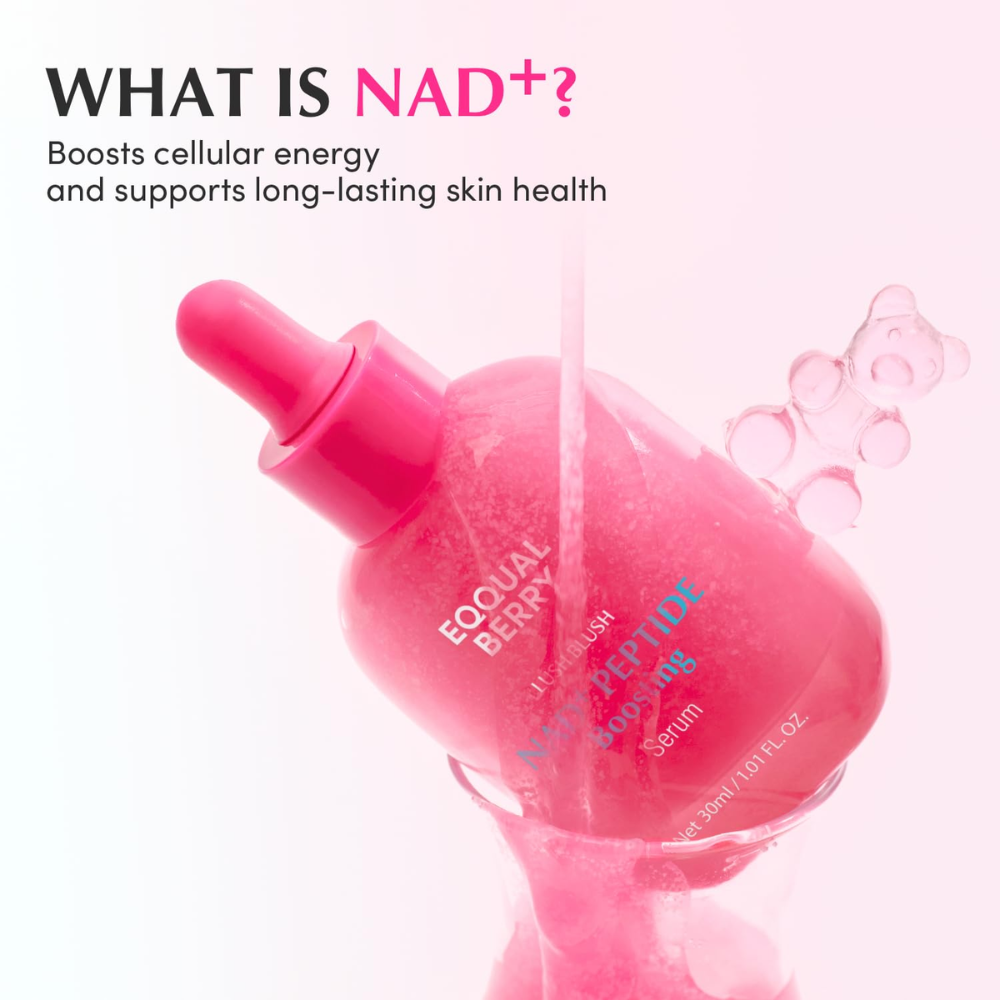 EQQUALBERRY Lush Blush NAD+ Peptide Boosting Serum (30ml)
