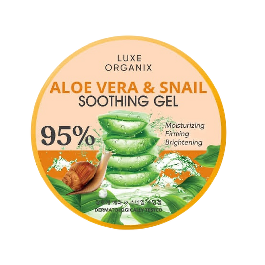 Luxe Organix Aloe Vera & Snail Soothing Gel (300ml)