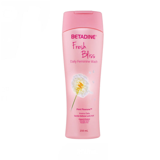 Betadine Feminine Wash Fresh Bliss Pink Pleasure (250ml)
