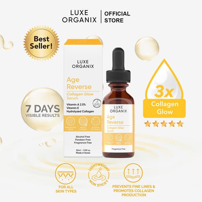 Luxe Organix Age Reverse Collagen Glow Serum (30ml)