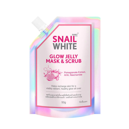 Snail White Glow Jelly Mask and Scrub (50gms)