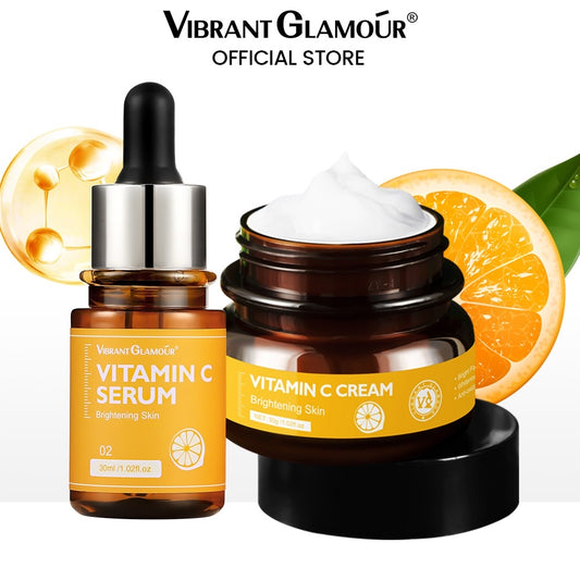 Vibrant Glamour Vitamin C Serum + Vitamin C Cream Duo Set (30gm+30ml)
