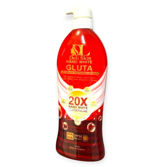 Deli Skin Nano White Gluta Intensive Whitening Lotion (500gm)
