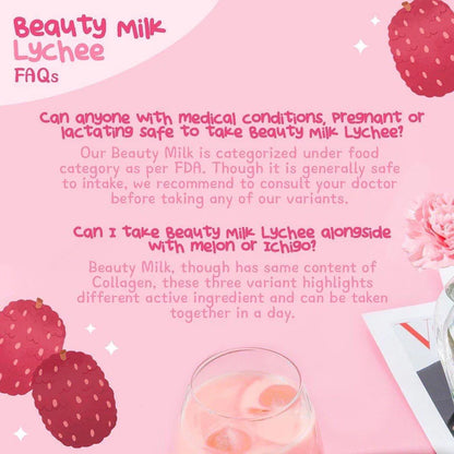 Dear Face Beauty Milk Lychee Swiss Stemcell Drink