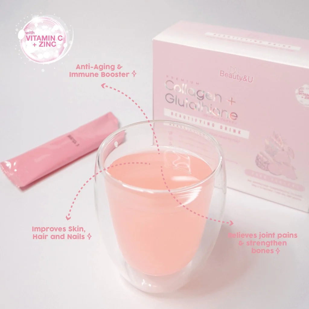 Beauty&U Premium Collagen + Glutathione Beautifying Drink